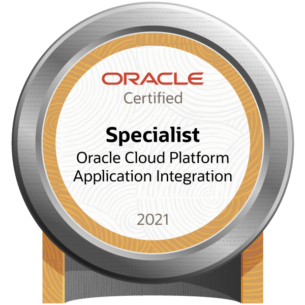 Oracle Cloud Platform Application Integration 2020 Specialist